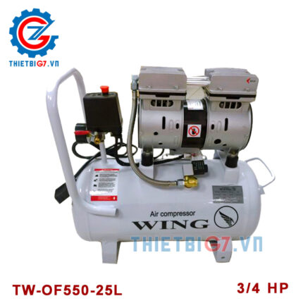 Máy nén khí không dầu giảm âm OF550 - 25L
