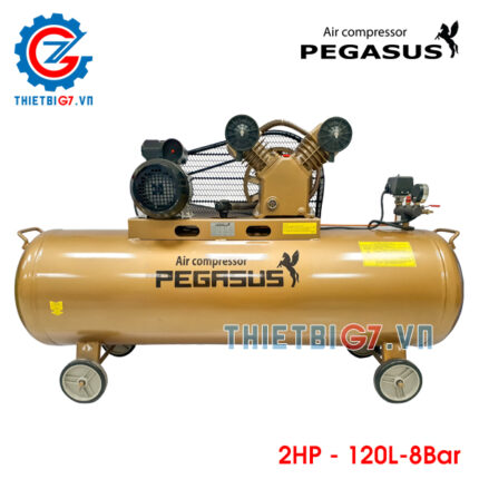 Máy nén khí Pegasus 2HP 120L 8Bar