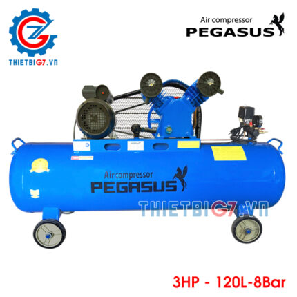 Máy nén khí Pegasus 3HP - 120L - 8Bar