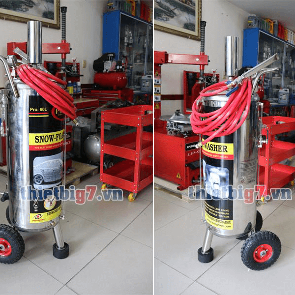 avt máy phun bọt tuyết