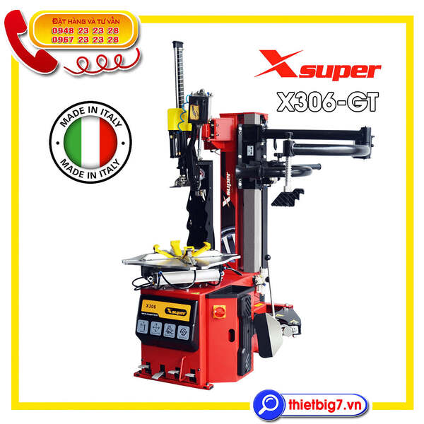Mẫu máy ra vào lốp xe Xsuper Italy