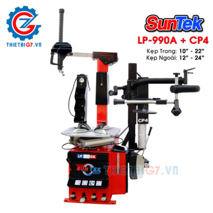 máy ra vỏ xe du lịch cần xoay ngang Suntek LP-990A + CP4
